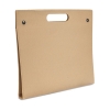 Set dosar de conferinta in cutie de carton reciclat, beige; cod produs : MO7411-13