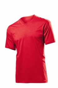 Tricou Stedman Classic v-neck barbat, alb | ST2300_WH