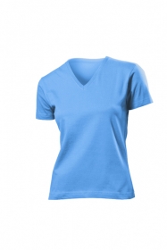 Tricou Stedman clasic v-neck dama, alb | ST2700_WH