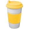 Porcelain mug with silicone coating and cover; cod produs : 6865708