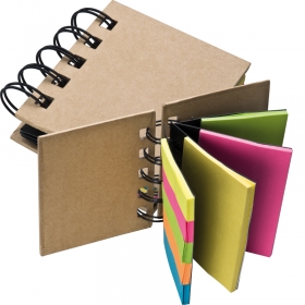 Small ring-binder with sticky notes | 2886501