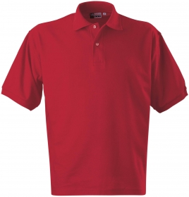 Tricou Boston polo basic, rosu;3177F702