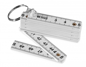 Foldable Ruler 0,5M White;10418500