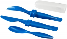 Cutlery set blue;11257500