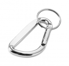 Carabiner keychain silver;11808502