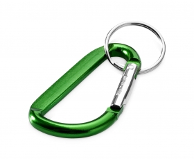 Carabiner keychain green;11808504