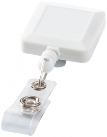 Square roller clip White;11808901