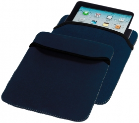 iPad sleeve zigzag navy-grey;11989002