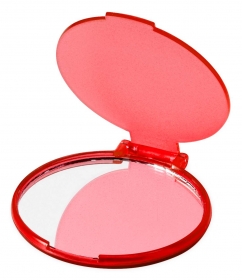 Glamour mirror transp.red;12607603