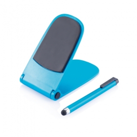 Push stand with touch pen blue;P325.005