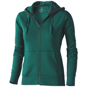 Arora hooded full zip ladies sweater;3821260