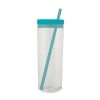 Transparent colourful tumbler; cod produs : 40011.53