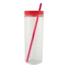 Transparent colourful tumbler; cod produs : 40011.20