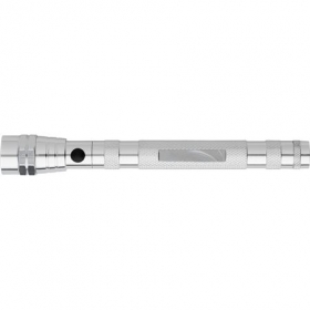 Telescopic aluminium flash light.;6639-32