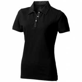 York Lds Polo,Black,XL | 3809399