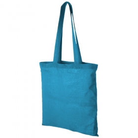 Cotton tote - hexach aqua;11941113