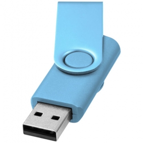 Rotate Metallic USB Blue 2GB;12350705