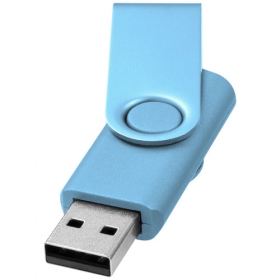 Rotate Metallic USB Blue 4GB;12350805