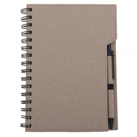 Coloured eco notebook with pen;13186.00