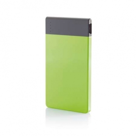 4600 mAh thin powerbank green;P324.757