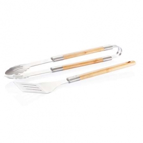 2 pcs Bamboo BBQ set deluxe;P422.839