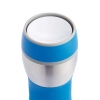 Double wall leak proof push mug blue; cod produs : P432.395