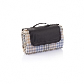 Tartan picnic blanket brown;P459.619