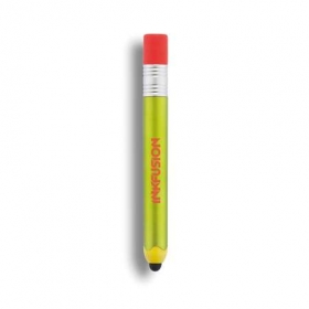 Pencil shaped touch pen lime;P610.777