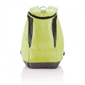 Backpack with sport shoe compartment lime;P775.307