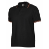 Tricou polo cu mÃ¢necÄƒ scurtÄƒ, guler È™i manÈ™ete Jacquard È™i fantÄƒ cu 3 nasturi. BandÄƒ Ã®ntÄƒritÄƒ pentru acoperirea cusÄƒturii la guler.; cod produs : 6604_02