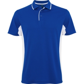 Tricou polo cu mÃ¢necÄƒ scurtÄƒ, special pentru sport. Din material combinat Ã®n douÄƒ culori. Guler cu nasturi, bandÄƒ pentru acoperirea cusÄƒturii È™i fantÄƒ Ã®n contrast.  Material respirabil, ce se spalÄƒ È™i se usucÄƒ uÈ™or. ;0421_0501