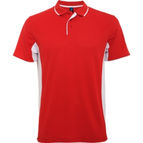 Tricou polo cu mÃ¢necÄƒ scurtÄƒ, special pentru sport. Din material combinat Ã®n douÄƒ culori. Guler cu nasturi, bandÄƒ pentru acoperirea cusÄƒturii È™i fantÄƒ Ã®n contrast.  Material respirabil, ce se spalÄƒ È™i se usucÄƒ uÈ™or.  | 0421_6001