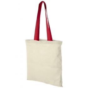 Nevada cotton tote nat.-red;12013101