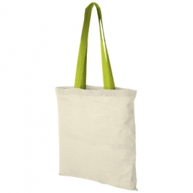 Nevada cotton tote nat-a.grn;12013104