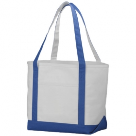 Premium cotton boat tote Rblue;12011202