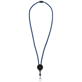 Hagen two-tone lanyard with adjustable disc;10220500