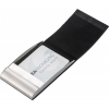 Vertical, curved business card holder, Black; cod produs : 7227-01