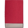 Vertical, curved business card holder, Red; cod produs : 7227-08