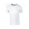 Tricou din bumbac moale    GI6400-WH-3XL; cod produs : GI6400-WH