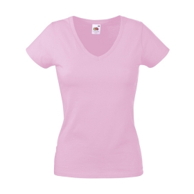 Ladies V-neck t-shirt    FO1398-LP-L;FO1398-LP