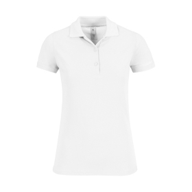 DamÄƒ tricou polo 180 g/m2    BC0508-WH-L;BC0508-WH