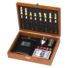 Playset with hip flask, chess and card game; cod produs : 6078601