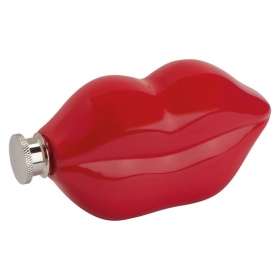 Lip shaped hip flask | 6079305