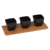 Small bowls set with bamboo board; cod produs : 8079403