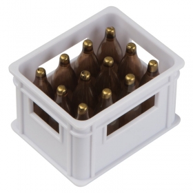 Bottle opener in the shape of a beer crate;8083706